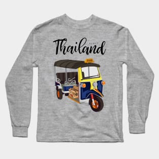 Tuk Tuk Thailand Long Sleeve T-Shirt